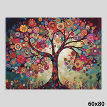 Load image into Gallery viewer, Flower Mandala Tree 60x80 Diamond Painting
