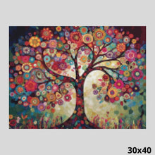 Load image into Gallery viewer, Flower Mandala Tree 30x40 Diamond Painting

