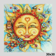 Load image into Gallery viewer, Folk Sun 30x30 - Diamond Art World
