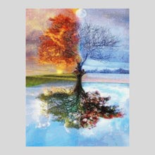 Load image into Gallery viewer, Four Seasons Tree - Diamond Painting
