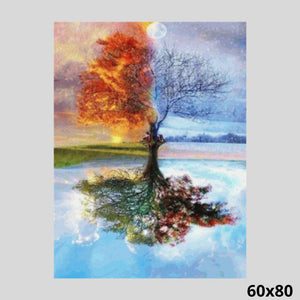 Four Seasons Tree 60x80 - Diamond Painting