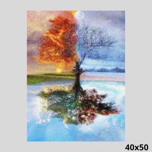 Four Seasons Tree 40x50 - Diamond Painting