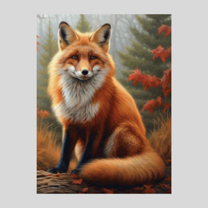 Fox on Meadow - Diamond Painting