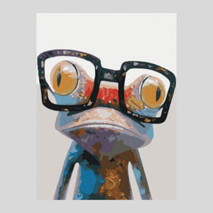 Frog with Glasses - Diamond Art World