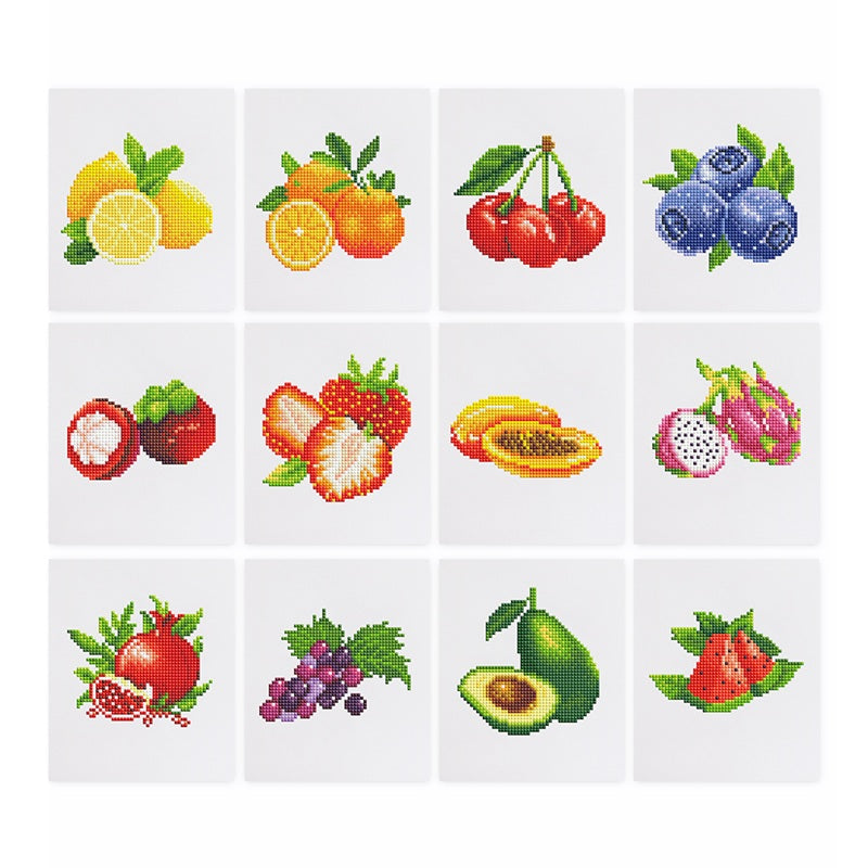 Fruit - Mini Diamond Painting 12 pcs