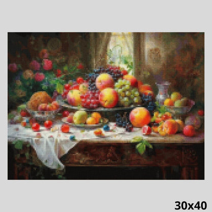 Fruits Still Life 30x40 Diamond Painting