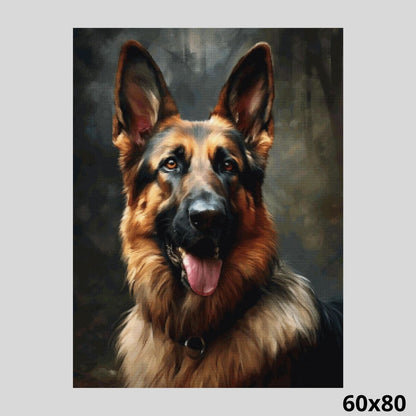 German Shepherd 60x80 - Diamond Painting