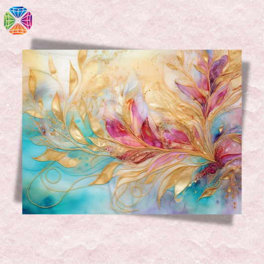 Gold Kissed Marble - AB Diamond Painting