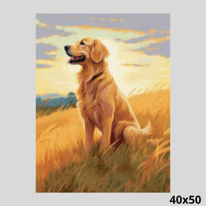 Golden Retriever 40x50 Diamond Painting