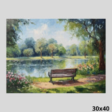 Load image into Gallery viewer, Green in Park 30x40 - Diamond Painting
