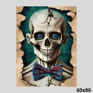 Grinning Cheerful Skull 60x80 - Diamond Painting