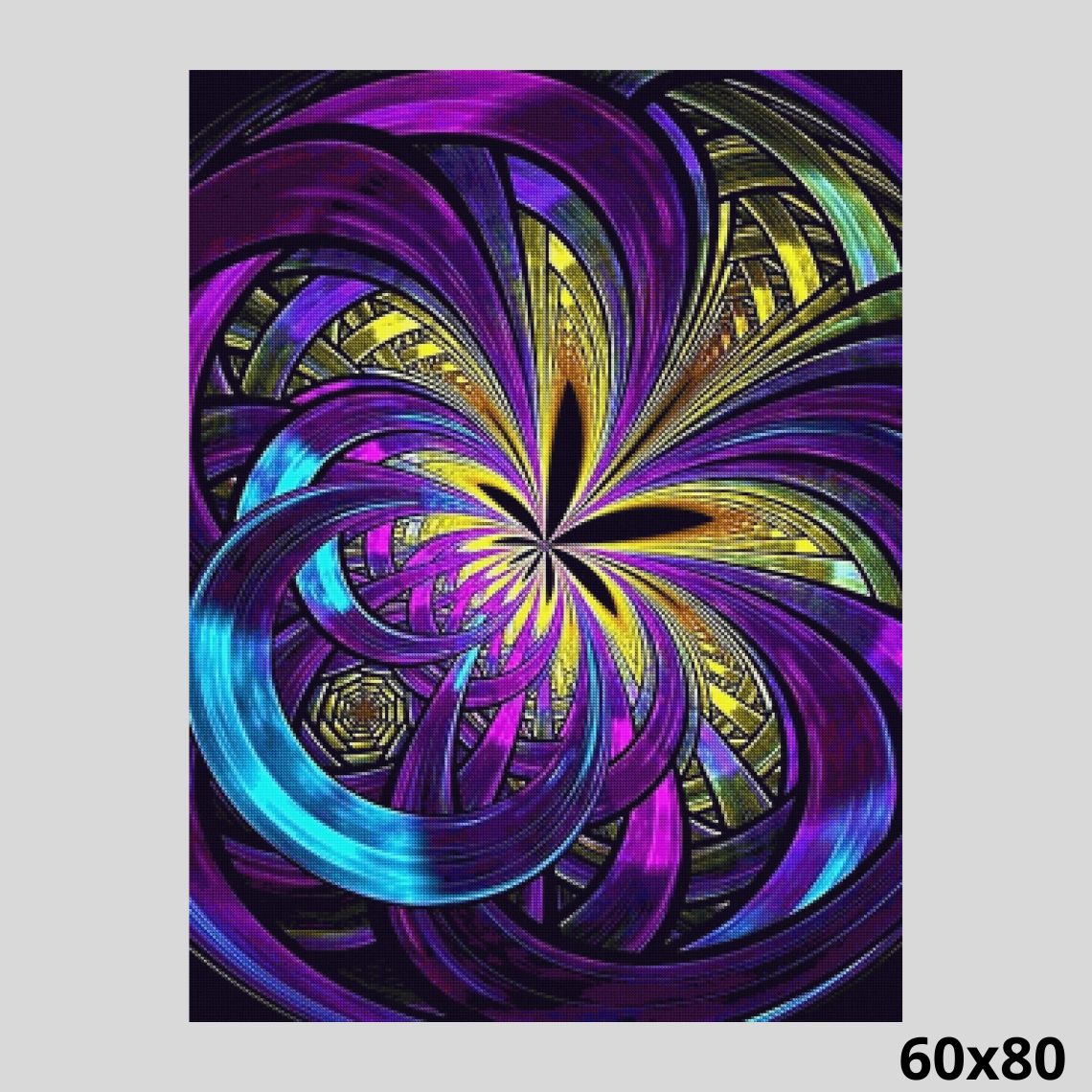 Happy Leaf Swirl 60x80 - Diamond Painting