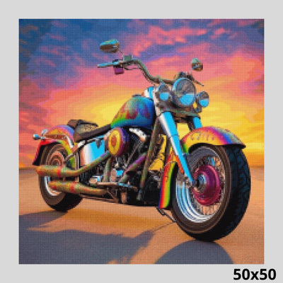 Harley Davidson 50x50 - Diamond Art World