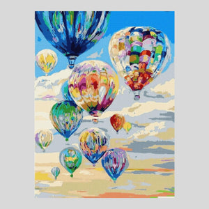 Hot Air Balloons Flight - Diamond Painting
