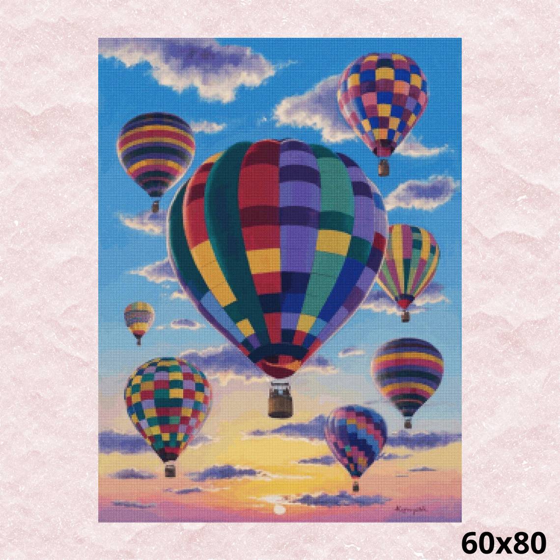 Hot Air Balloons 60x80 - Diamond Painting