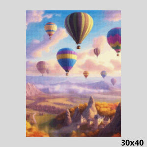 Hot Air Balloons 30x40 - Diamond Painting