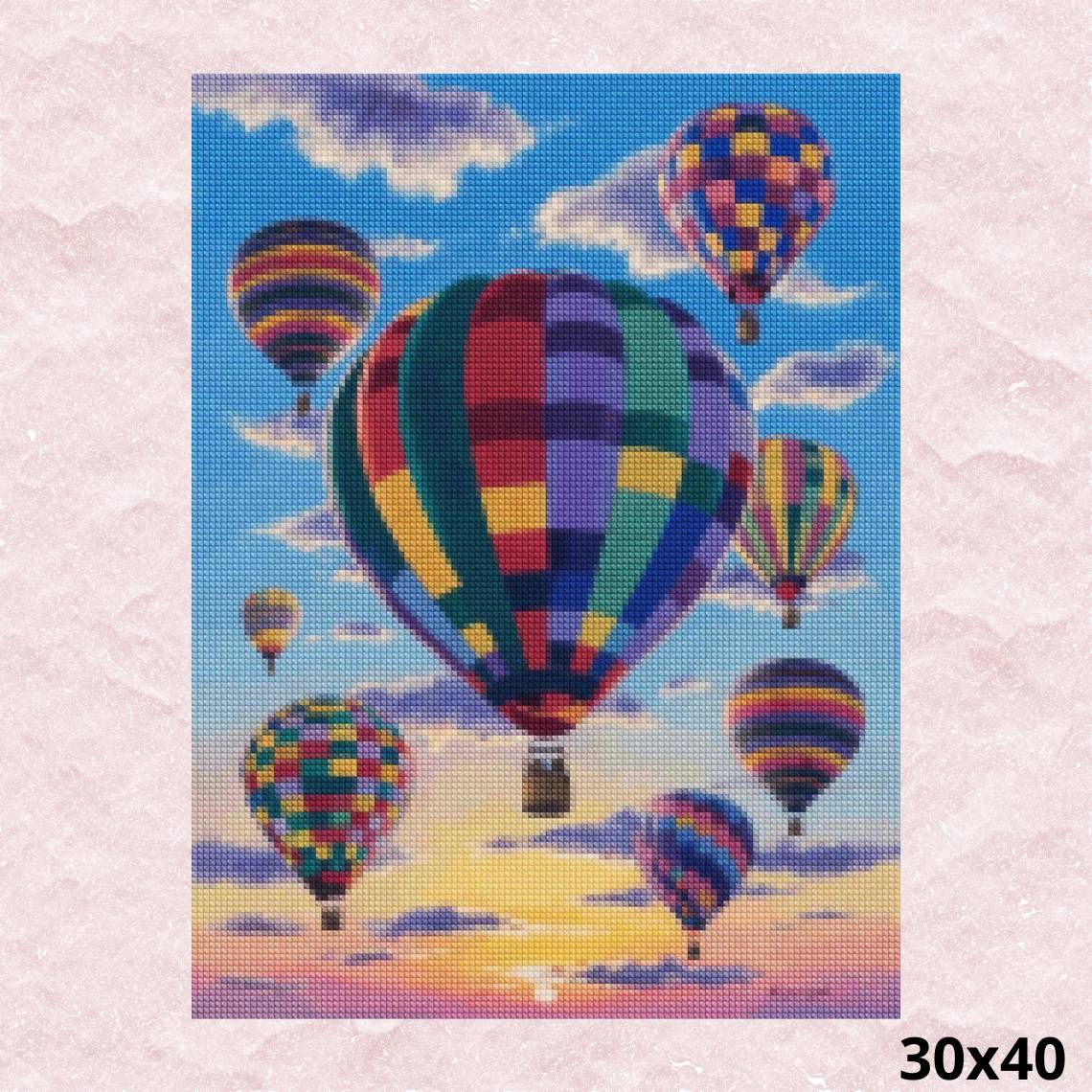 Hot Air Balloons 30x40 - Diamond Painting