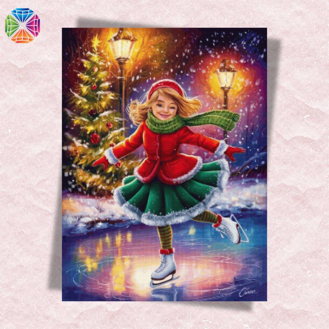 Ice skating -Diamond Painting