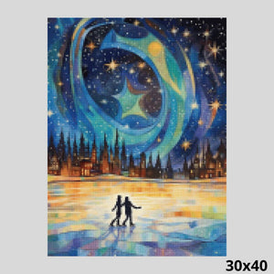 Ice skating 30x40 - Diamond Art World