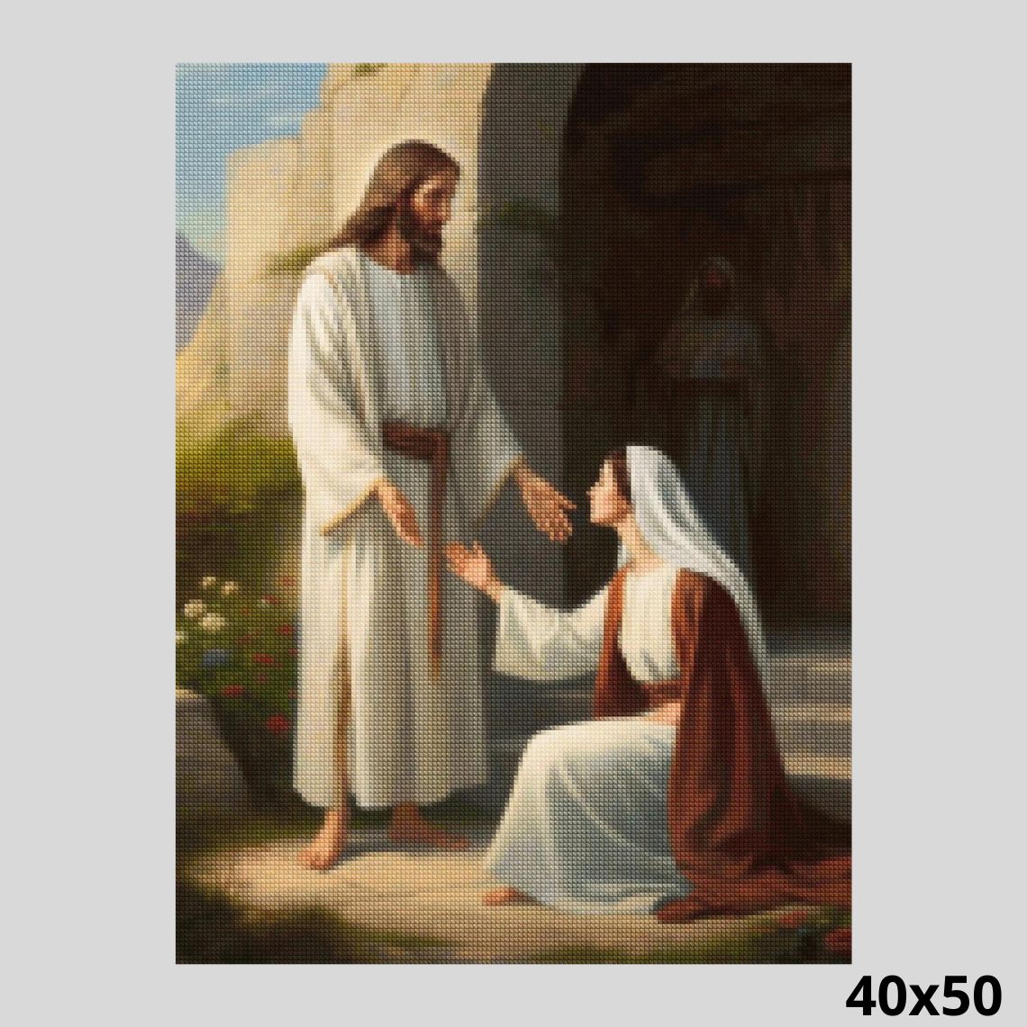 Mary Magdalena and Jesus 40x50 Diamond Painting