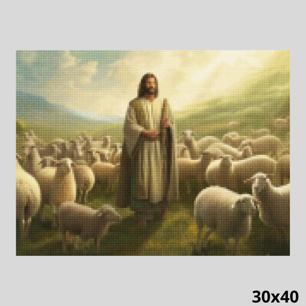 Jesus the Shepherd 30x40 Diamond Painting
