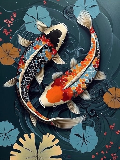 Koi Fish Diamond Painting