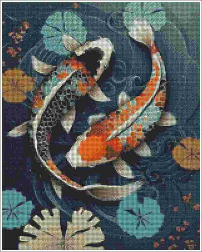Koi Fish Diamond Art