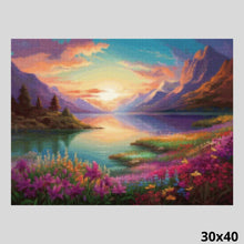 Load image into Gallery viewer, Lake in Alps 30x40 - Diamond Paintings
