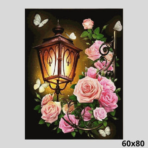 Lantern and Roses 60x80 - Diamond Art World