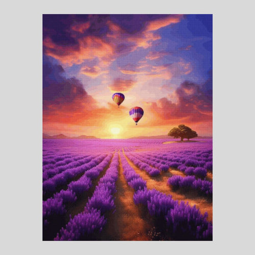 Lavender Balloons - Diamond Painting