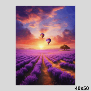Lavender Balloons 40x50 - Diamond Painting