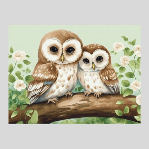 Little Owls Diamond Art World