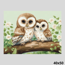 Load image into Gallery viewer, Little Owls 40x50 Diamond Art World
