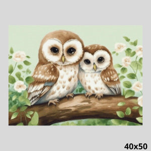 Little Owls 40x50 Diamond Art World