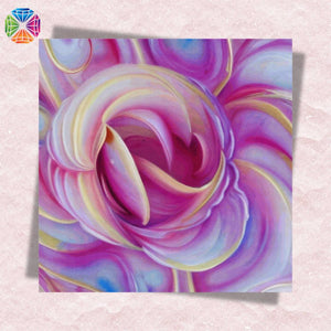 Lost in Swirling Petals - Diamond Painting