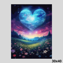 Load image into Gallery viewer, Love in the Night 30x40 - diamond painting
