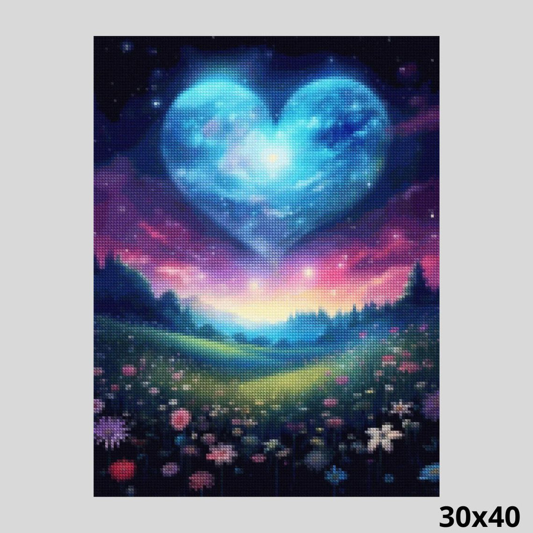 Love in the Night 30x40 - diamond painting