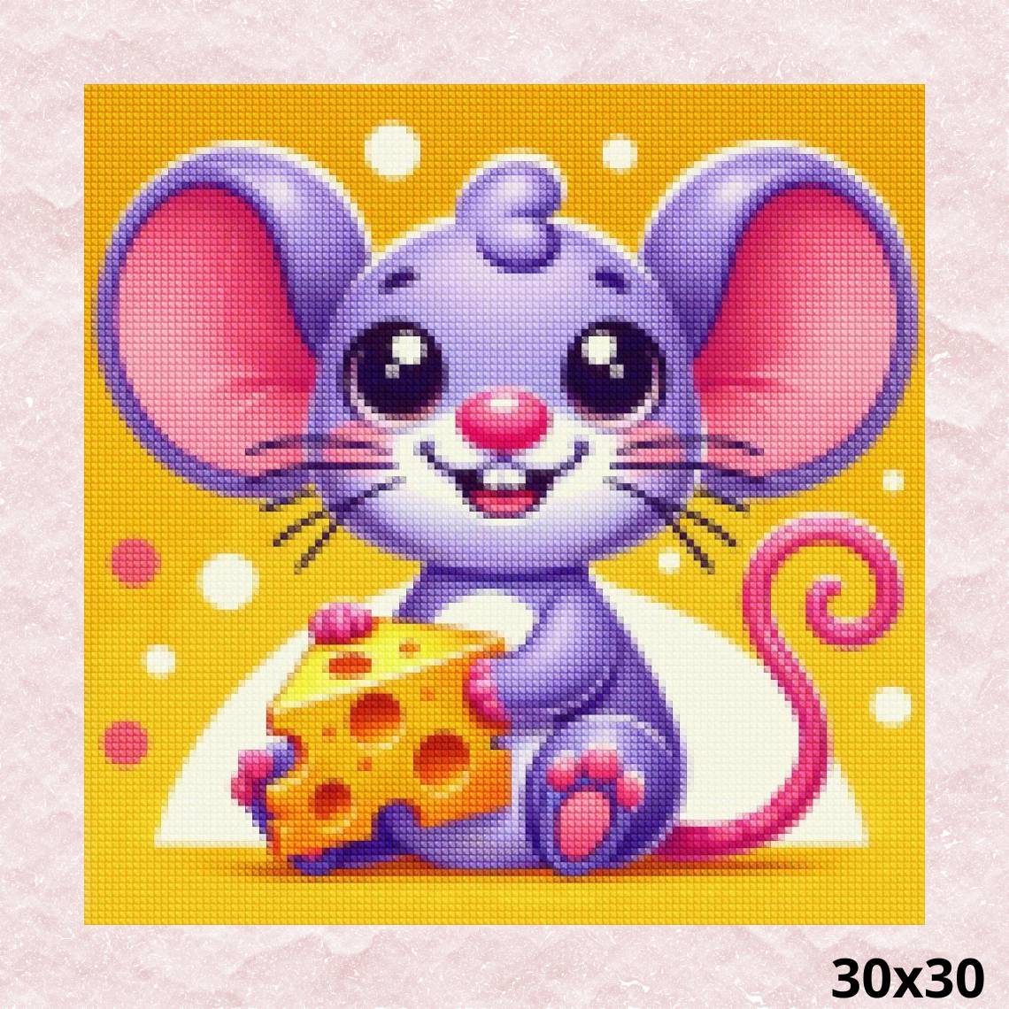 Lovely Mouse 30x30 - Diamond Painting