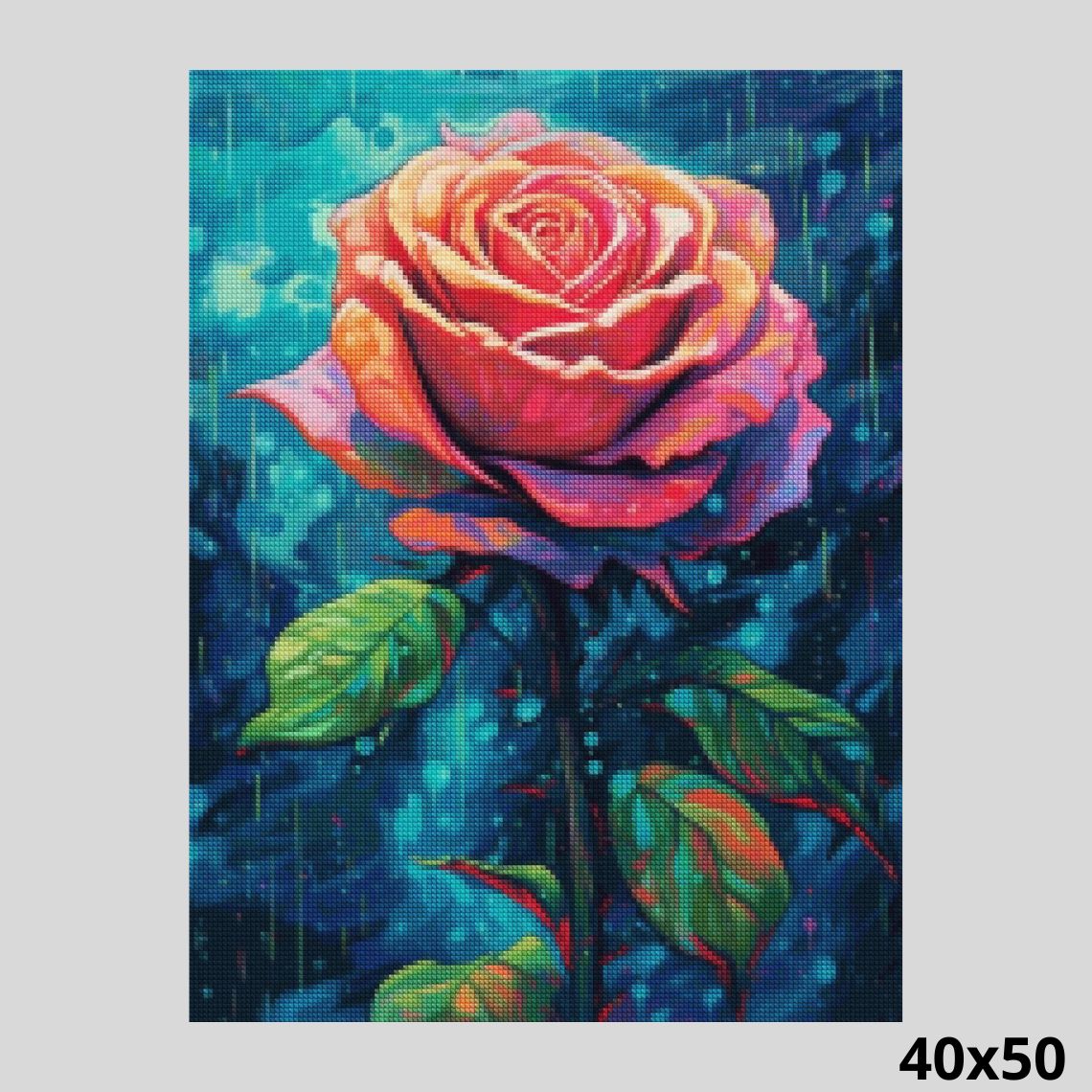 Magic Rose 40x50 - Diamond Painting