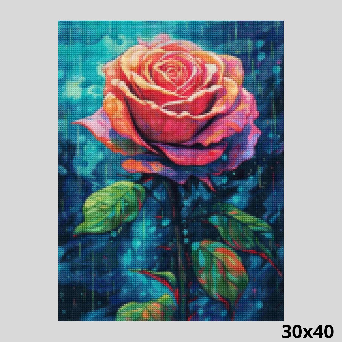 バラのダイヤモンドペインティングアート Magic Rose - Diamond Art World – Diamond Art World Kits