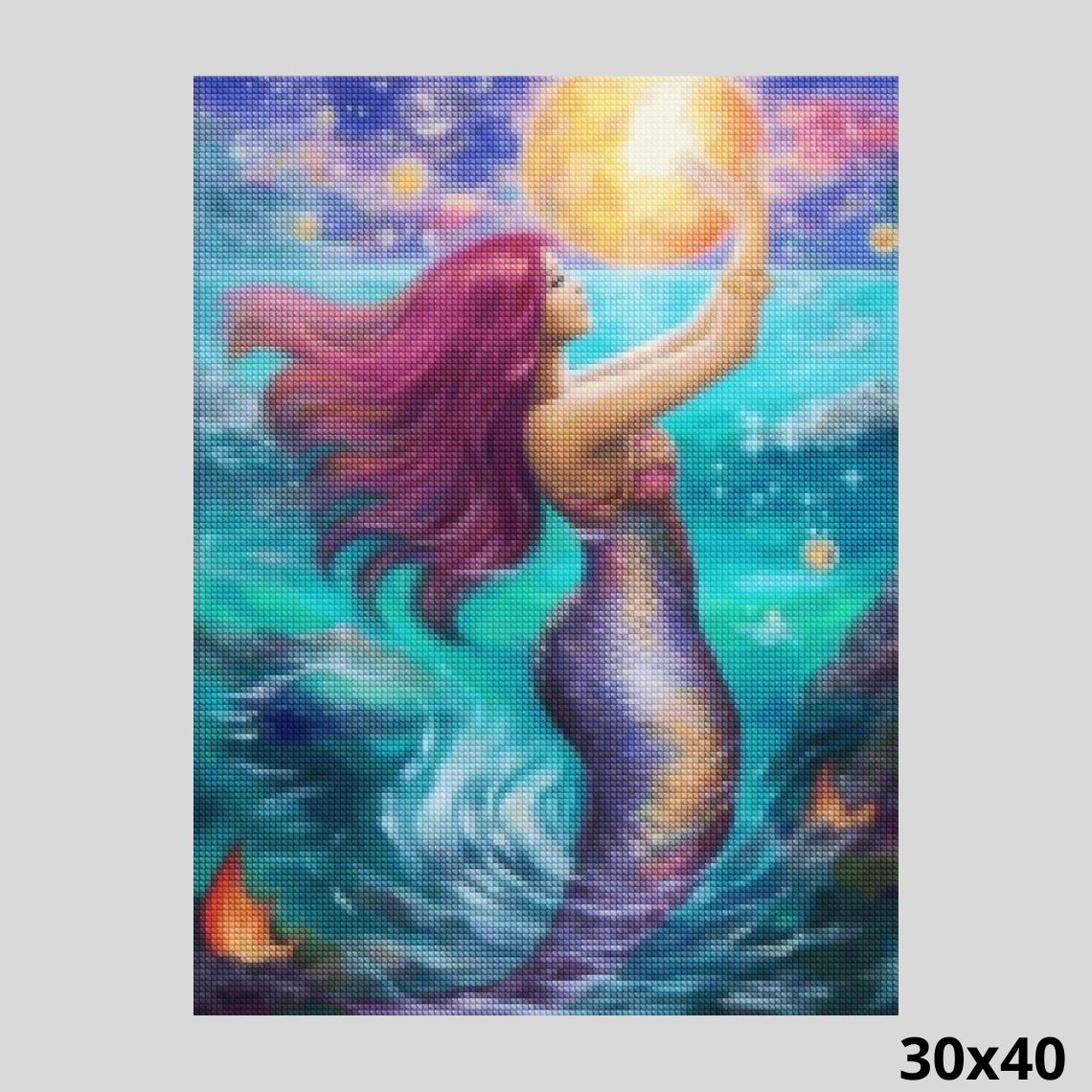 Magical Mermaid - Diamond Art World – Diamond Art World Kits