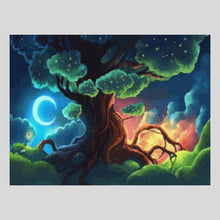 Load image into Gallery viewer, Magical Tree - Diamond Painting
