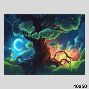 Magical Tree 40x50 - Diamond Painting