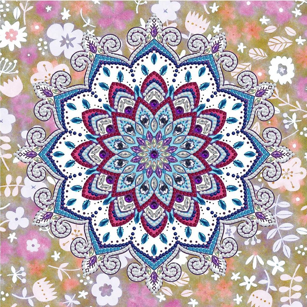 Magnificent Mandala - Glow in the dark Diamond Painting