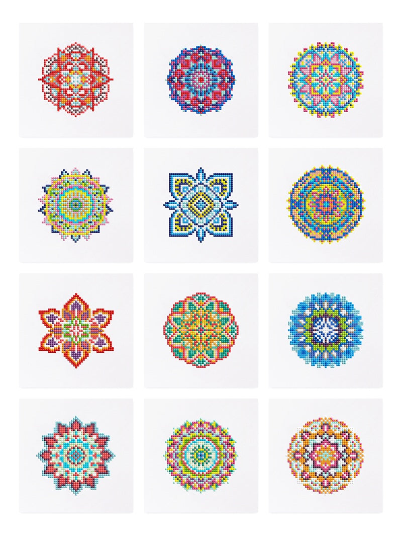 Mandala - Mini Diamond Painting 12 pcs