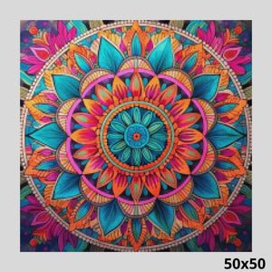Mandala of Happiness 50x50 - Diamond Painting