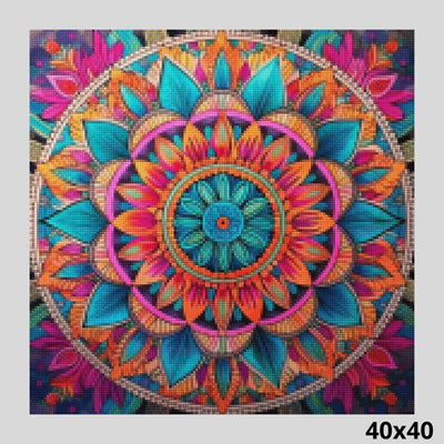 Mandala of Happiness 40x40 - Diamond Painting