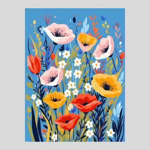 Meadow Flowers - Diamond Art World