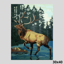 Load image into Gallery viewer, mighty elk 30x40 - diamond painting
