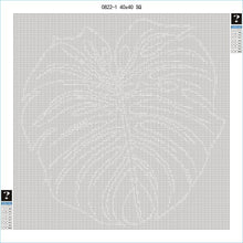 Load image into Gallery viewer, Monstera Leaf for Leftover Drills Canvas - Diamond Painting
